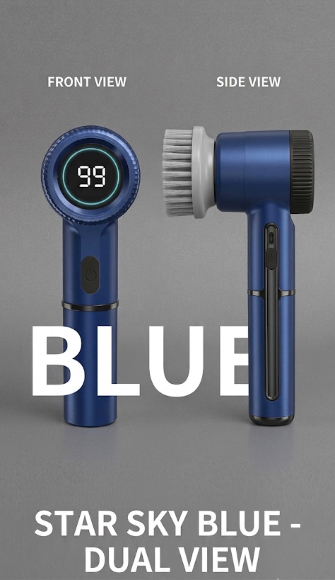 Electric Cleaning Brush with Handle