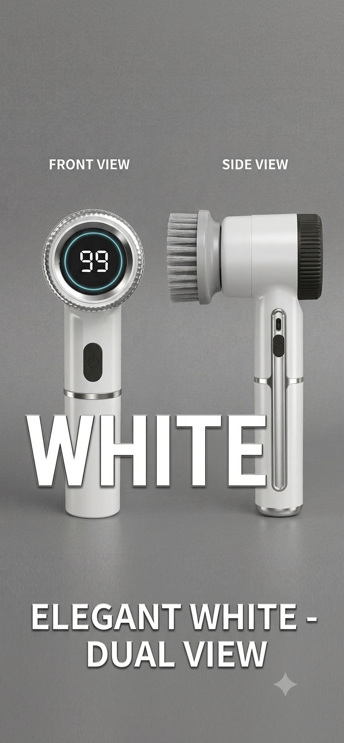 Electric Cleaning Brush with Handle